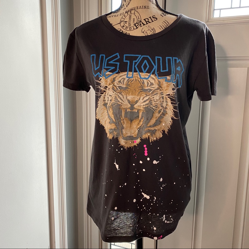 Chaser Women’s Soft Jersey Us Tours Tiger Tee S